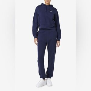 Fila Women’s Sweatpants Blue Navy Joggers Workout Athleisure Comfy Athletic S